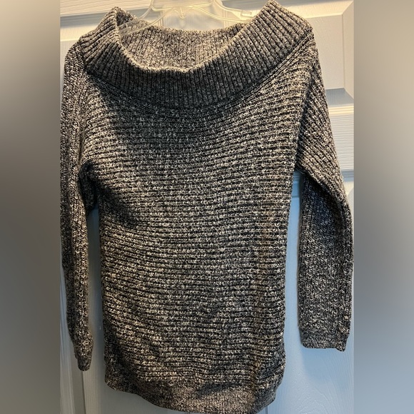 Express Grey Tweed Sweater - Picture 1 of 4